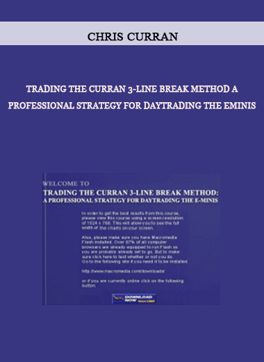 Trading The Curran 3-Line Break Method A Professional Strategy For Daytrading The Eminis by Chris Curran of https://crabaca.store/