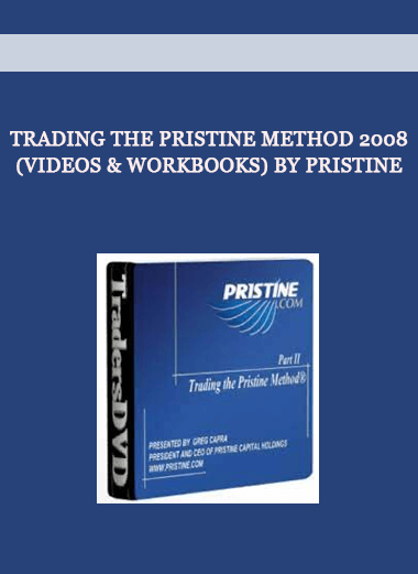 Trading the Pristine Method 2008 (Videos & Workbooks) by Pristine of https://crabaca.store/