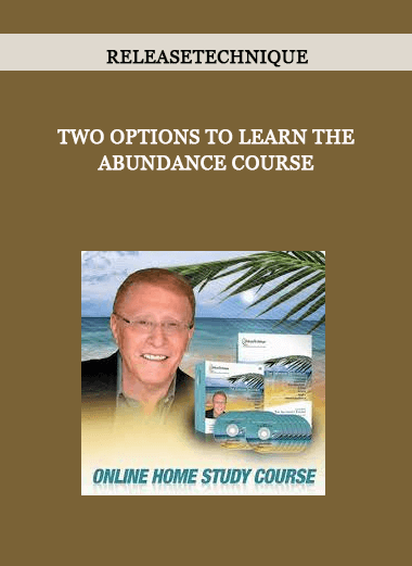 Two Options to Learn the Abundance Course by Releasetechnique of https://crabaca.store/