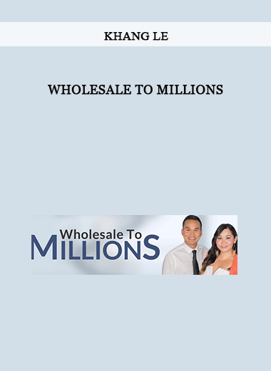 Wholesale to Millions by Khang Le of https://crabaca.store/