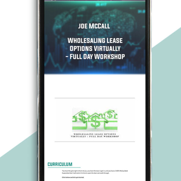 Wholesaling Lease Options Virtually - Full Day Workshop from Joe McCall of https://crabaca.store/