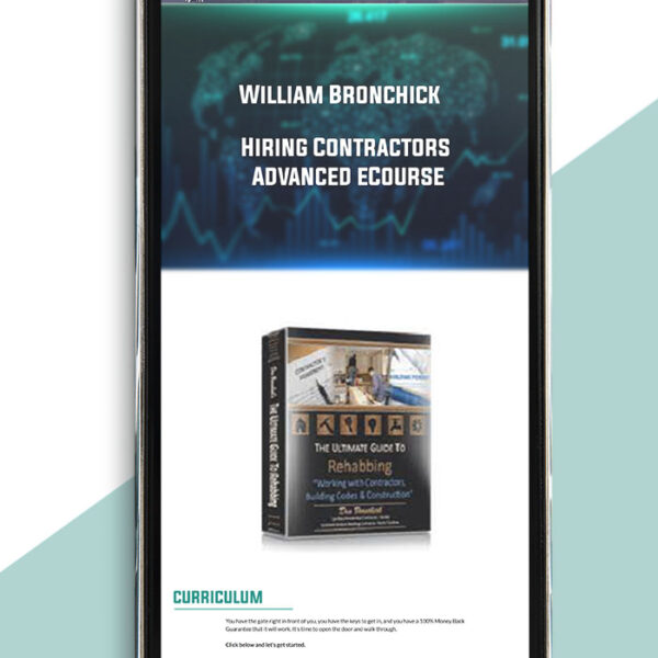 William Bronchick – Hiring Contractors Advanced eCourse of https://crabaca.store/