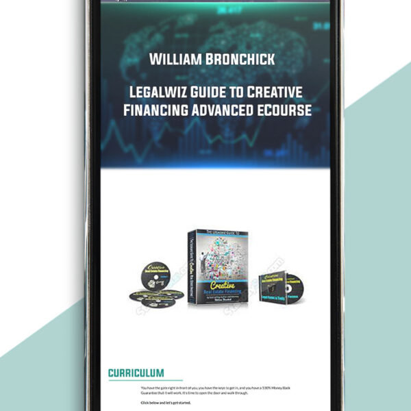 William Bronchick – Legalwiz Guide to Creative Financing Advanced eCourse of https://crabaca.store/