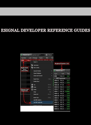 eSignal Developer Reference Guides of https://crabaca.store/