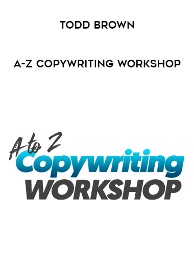 A-Z Copywriting Workshop by Todd Brown of https://crabaca.store/