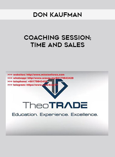 Don Kaufman - Coaching Session; Time and Sales of https://crabaca.store/