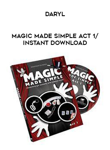 Daryl - Magic Made Simple Act 1 / instant download of https://crabaca.store/