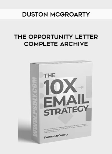 Duston Mcgroarty - The Opportunity Letter Complete Archive of https://crabaca.store/