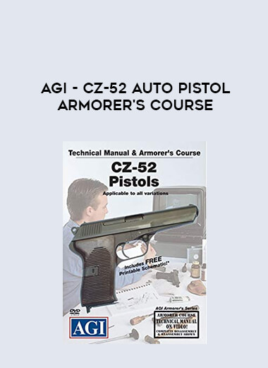 AGI - CZ-52 Auto Pistol Armorer's Course of https://crabaca.store/