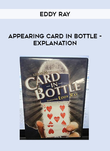 Eddy Ray - Appearing Card In Bottle - Explanation of https://crabaca.store/