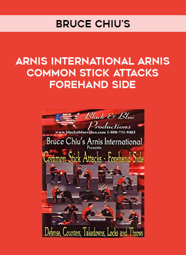 Bruce Chiu's Arnis International Arnis Common Stick attacks Forehand Side of https://crabaca.store/