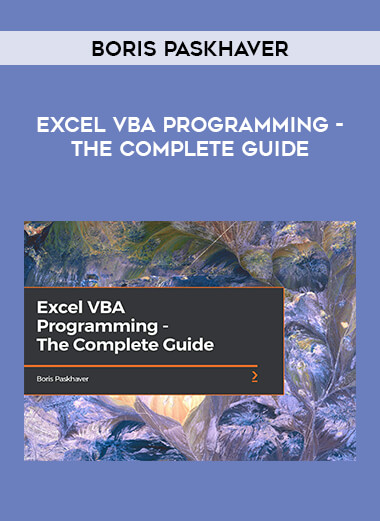 Excel VBA Programming - The Complete Guide by Boris Paskhaver of https://crabaca.store/