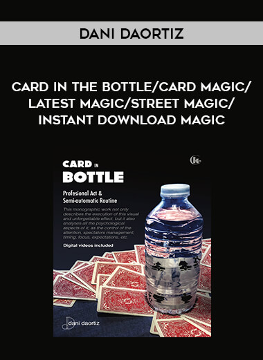 Card in the bottle by Dani DaOrtiz/ card magic/latest magic/street magic/instant download magic of https://crabaca.store/