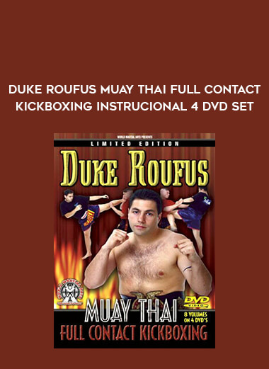 Duke Roufus Muay Thai Full Contact Kickboxing Instrucional 4 DVD set of https://crabaca.store/