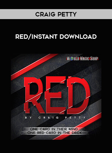 Craig Petty - Red/ instant download of https://crabaca.store/