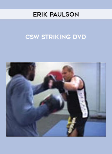 Erik Paulson CSW Striking DVD of https://crabaca.store/