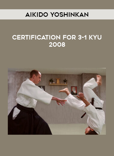 Aikido Yoshinkan - Certification for 3-1 kyu 2008 of https://crabaca.store/