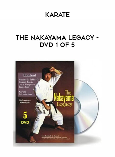 Karate - The Nakayama Legacy - DVD 1 of 5 of https://crabaca.store/