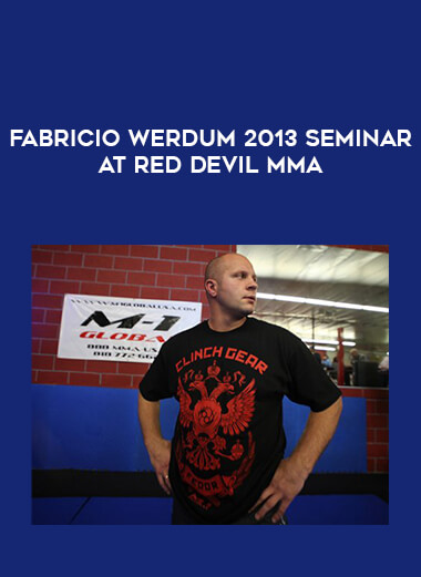 Fabricio Werdum 2013 Seminar at Red Devil MMA of https://crabaca.store/