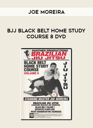 Joe Moreira - BJJ Black Belt Home Study Course 8 DVD of https://crabaca.store/