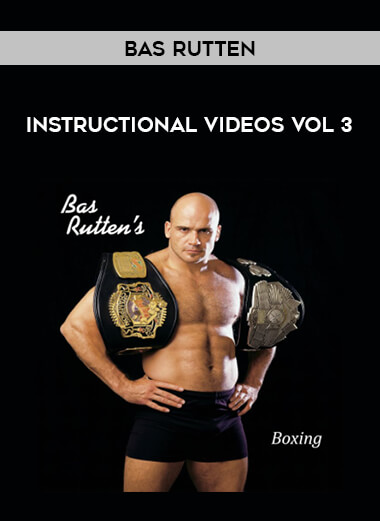 Bas Rutten - Instructional videos Vol 3 of https://crabaca.store/