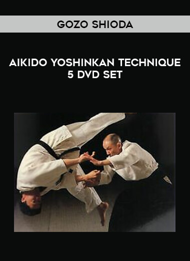 Gozo Shioda - Aikido Yoshinkan Technique 5 DVD Set of https://crabaca.store/