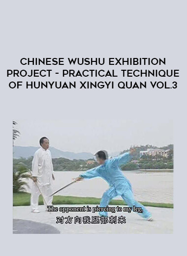 Chinese Wushu Exhibition Project - Practical Technique of Hunyuan Xingyi Quan Vol.3 of https://crabaca.store/