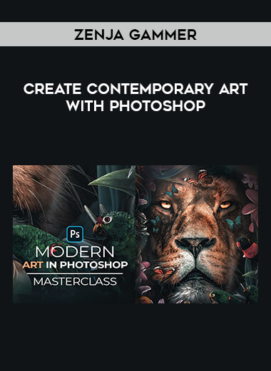 Create Contemporary Art with Photoshop by Zenja Gammer of https://crabaca.store/