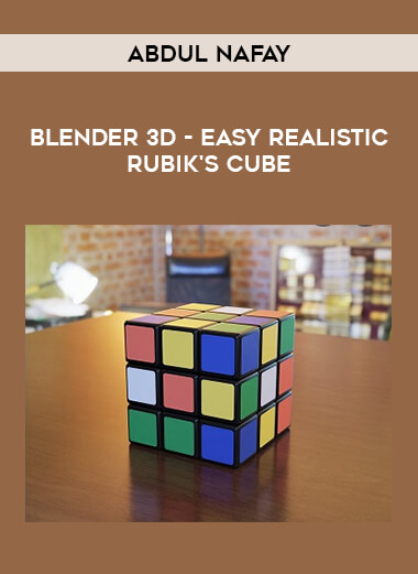 Blender 3D - Easy Realistic Rubik's cube by Abdul Nafay of https://crabaca.store/