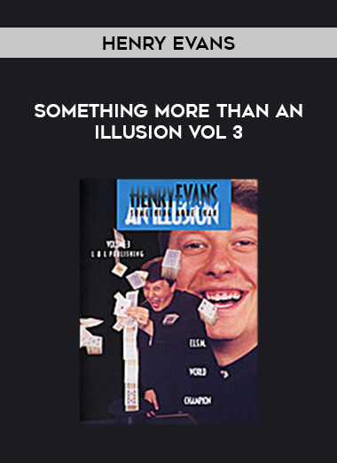 Henry Evans - Something More Than An Illusion Vol 3 of https://crabaca.store/