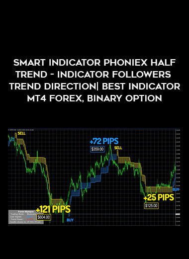 Smart Indicator Phoniex Half Trend - Indicator Followers Trend Direction | Best Indicator MT4 Forex