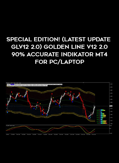 Special Edition! ( Latest Update GLV12 2.0 ) Golden Line V12 2.0 90% Accurate Indikator MT4 for PC/Laptop of https://crabaca.store/