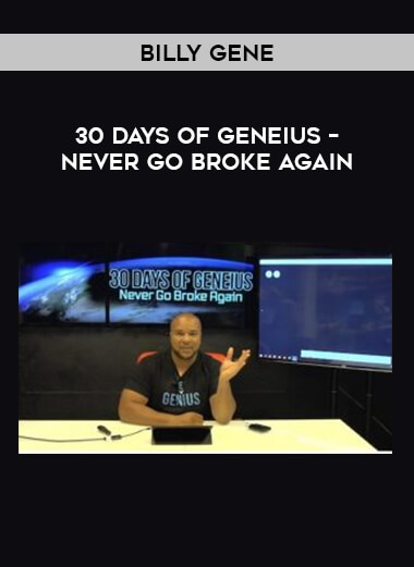 Billy Gene – 30 Days of Geneius – Never Go Broke Again of https://crabaca.store/