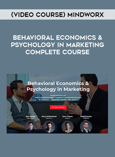 (Video course) Mindworx – Behavioral Economics & Psychology in Marketing Complete Course of https://crabaca.store/