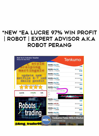 *New *EA Lucre 97% WIN PROFIT | ROBOT | EXPERT ADVISOR a.k.a robot perang of https://crabaca.store/