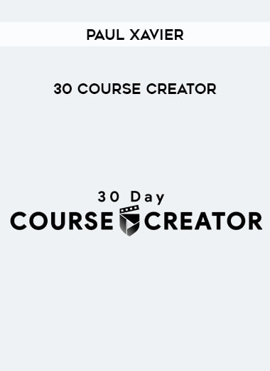 Paul Xavier - 30 Course Creator of https://crabaca.store/