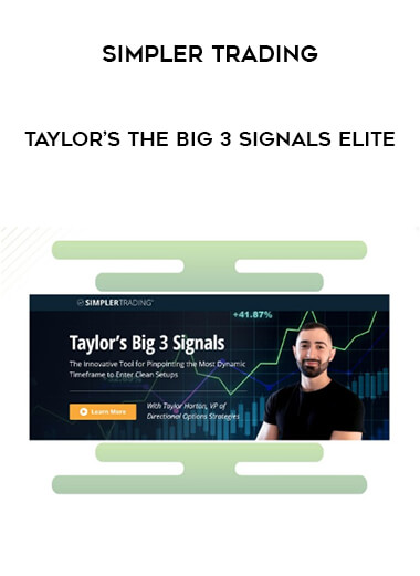 Simpler Trading – Taylor’s The Big 3 Signals ELITE of https://crabaca.store/