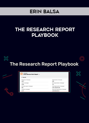 Erin Balsa - The Research Report Playbook of https://crabaca.store/